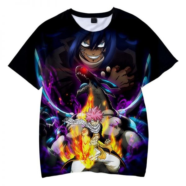 Acnologia Natsu Dragneel Dragon Slayer Premium Brushed Fairy Tail T-shirt XXS Official Fairy Tail Merch