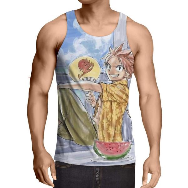 Drawing Natsu Fairy Tail Fairy Tail Tank Top XXS / Multi-color Official Fairy Tail Merch