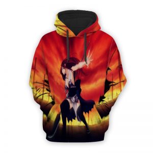 Fairy Tail Erza Scarlet Cool Color Crossover Magical Fairy Tail Hoodie XXS Offizieller Fairy Tail Merch
