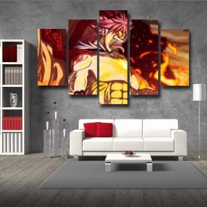 Fire Dragon Roar Fairy Tail Canvas 3D Printed S / Framed Official Fairy Tail Merch
