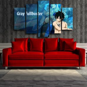 Gray Fullbuster Fairy Tail Canvas 3D Printed S / Framed Official Fairy Tail Merch