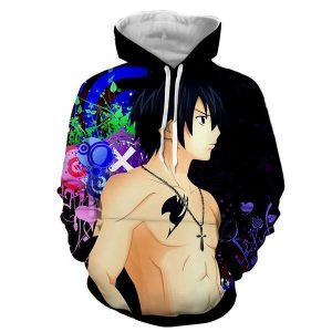 Fairy Tail Gray Fullbuster Fairy Tail_Hoodie XXS Official Fairy Tail Merch