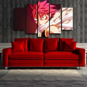Fairy Tail Canvas 3D Printed Natsu Dragneel S / Framed Official Fairy Tail Merch
