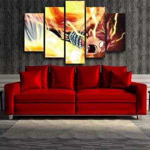 Fairy Tail Canvas 3D Printed Natsu Son Of Dragon S / Framed Official Fairy Tail Merch