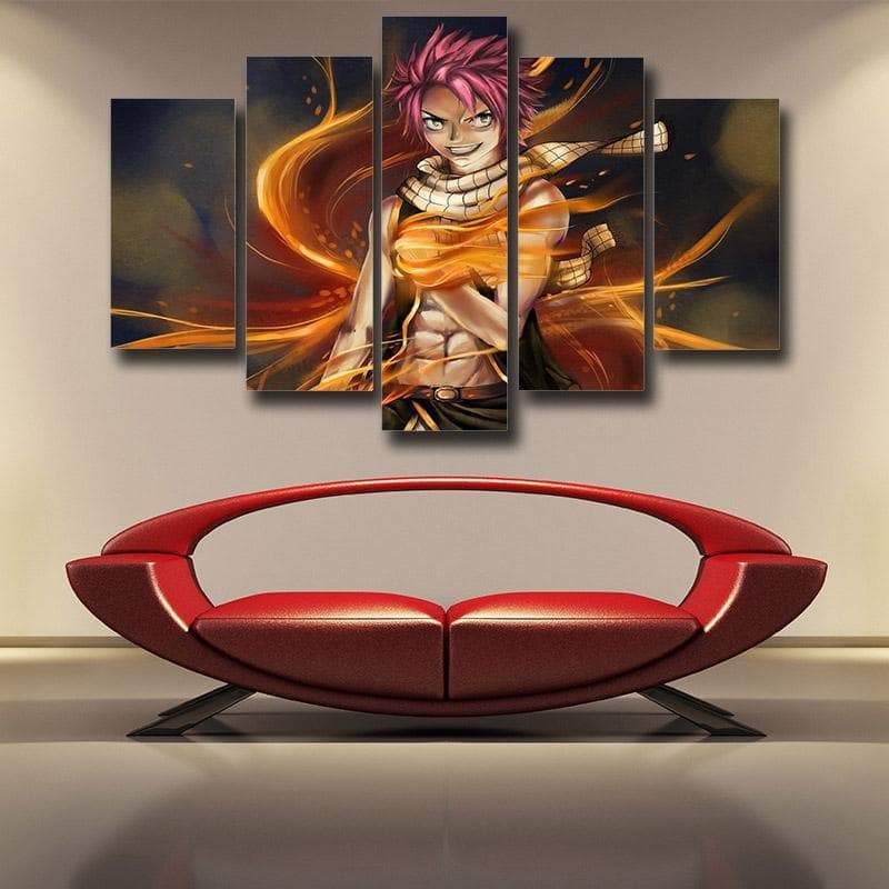 Fairy Tail Wall Arts - Canvas Smiling Natsu IPW | Fairy Tail Store