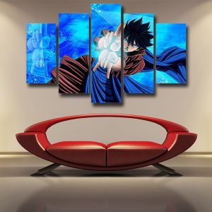 Fairy Tail In 3D Zeref Blue Fairy Tail Canvas S / Frame Official Fairy Tail Merch