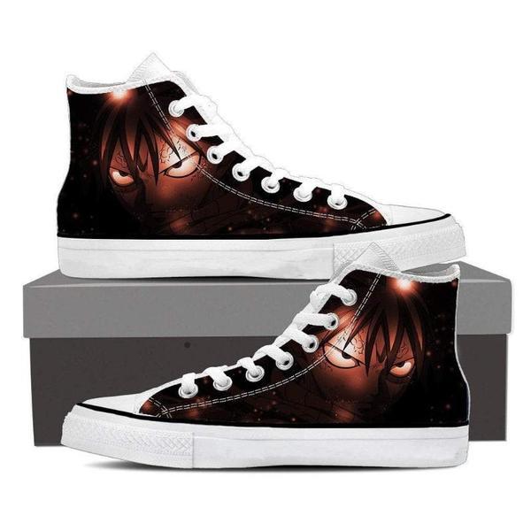 Dark Brown Natsu Magnolia Customized  Fairy Tail Sneaker Shoes 5 Official Fairy Tail Merch