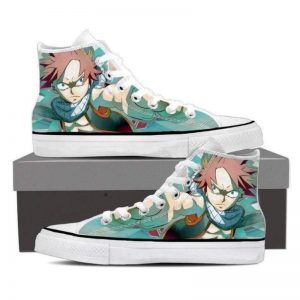 Cool Designed Converse Dragneel Natsu Fairy Tail Sneaker Shoes 5 Official Fairy Tail Merch