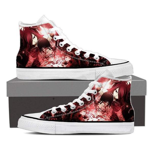 Hip Hop Club Magnolia Customized Hot Erza Scarlet Fairy Tail Sneaker Shoes 5 Official Fairy Tail Merch