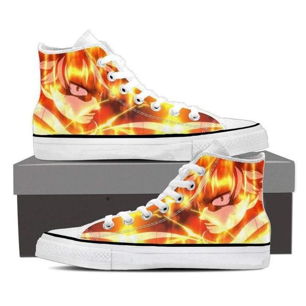 Hip Hop Club Fire  Magnolia Customized Natsu Fairy Tail Sneaker Shoes 5 Official Fairy Tail Merch