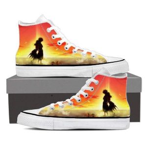 Lucy et Natsu Magnolia Customized Fairy Tail 3D Printed Sneaker Shoes 5 Official Fairy Tail Merch