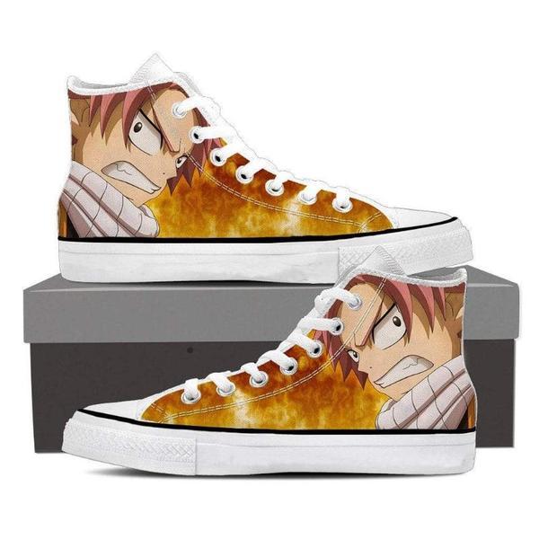 Natsu Fire Magnolia Customized  Face Fairy Tail 3D Printed Shoes 5 Official Fairy Tail Merch