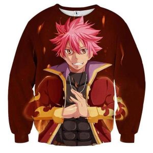 Fairy Tail Natsu Without Scarf Fairy Tail Sweatshirt XXS Official Fairy Tail Merch