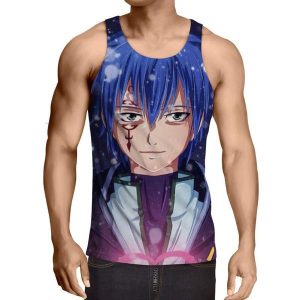 Jellal Cosplay 3D Printed Fairy Tail Tank Top XXS / Multi-color Official Fairy Tail Merch