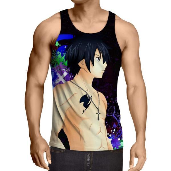 Naked Gray Fullbuster Fairy Tail 3D Printed Tank Top XXS / Multi-color Official Fairy Tail Merch
