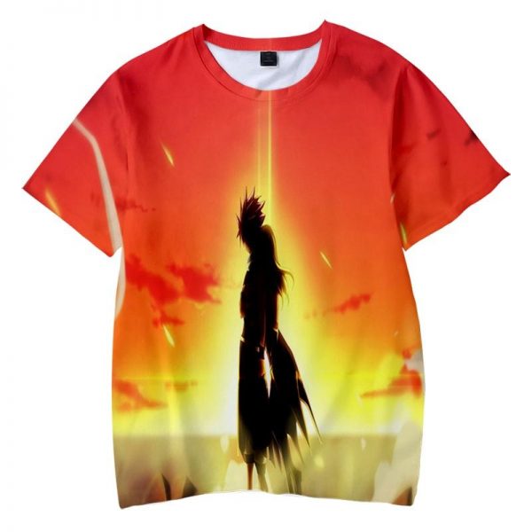 Natsu Dragneel Reversible Embossed Dragon Slayer Fire Fairy Tail T-shirt XXS Official Fairy Tail Merch