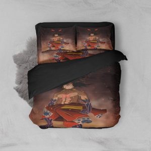 Natsu Monkey D.Luffy Crossover Soft Brushed Dragon Bedding Twin / Duvet Cover + Pillowcases Official Fairy Tail Merch