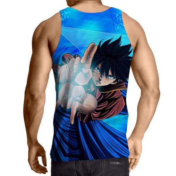 Zeref Dragneel Fairy Tail Fairy Tail Tank Top-Natsu 3D Printed Tank Top XXS / Multi-color Official Fairy Tail Merch
