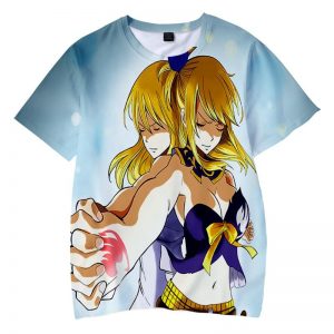 Lucy Heartfilia Céleste Mage Premium Brossé Fairy Tail T-shirt XXS Officiel Fairy Tail Merch