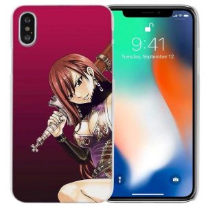 Erza Fairy Tail iPhone Case フェアリーテイル Apple iPhones for iPhone 4 4S / Red Official Fairy Tail Merch