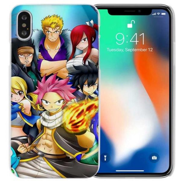 Group Fairy Tail iPhone Case フェアリーテイル Apple iPhones for iPhone 4 4s / Multicolor Official Fairy Tail Merch
