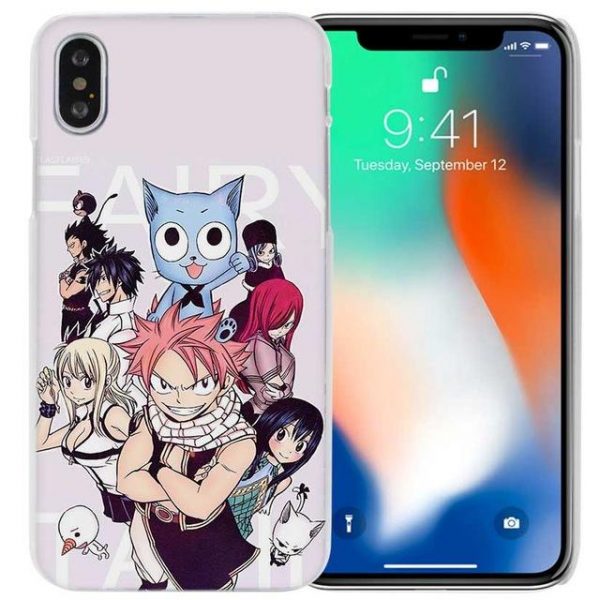 Guild Members Fairy Tail iPhone Case フェアリーテイル Apple iPhones for iPhone 4 4S / Pink Official Fairy Tail Merch
