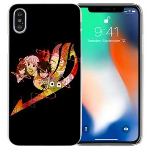 Cắt dán logo Fairy Tail Vỏ iPhone フ ェ ア リ ー テ イ ル Apple iPhones dành cho iPhone 4 4s / Hàng hóa Fairy Tail chính thức màu đen