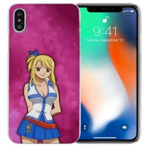 Lucy Fairy Tail iPhone Case フェアリーテイル Apple iPhones for iPhone 4 4S / Magenta Official Fairy Tail Merch
