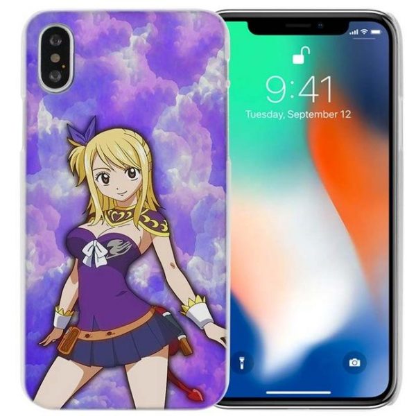Lucy Heartfilia Fairy Tail iPhone Case フェアリーテイル Apple iPhones for iPhone 4 4S / Purple Official Fairy Tail Merch