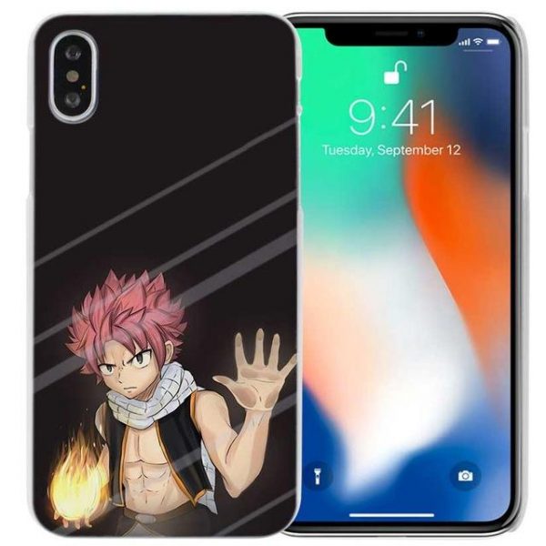 Natsu Behind Glass Fairy Tail iPhone Case フェアリーテイル Apple iPhones for iPhone 4 4S / Black Official Fairy Tail Merch