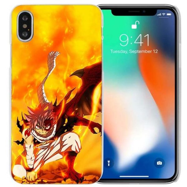 Natsu Dragon Slayer Fairy Tail iPhone Case フェアリーテイル Apple iPhones for iPhone 4 4S / Orange Official Fairy Tail Merch