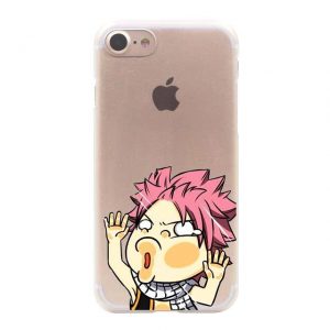 Natsu Fairy Tail iPhone Case フェアリーテイル Apple iPhones for iPhone 7 Plus / Clear Official Fairy Tail Merch