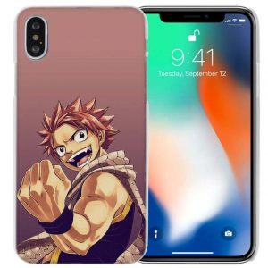 Natsu Fist Fairy Tail iPhone Case フェアリーテイル Apple iPhones for iPhone 4 4S / Pink Official Fairy Tail Merch