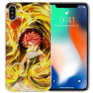 Natsu Flame Fairy Tail iPhone Case フェアリーテイル Apple iPhones for iPhone 4 4s / Orange Official Fairy Tail Merch