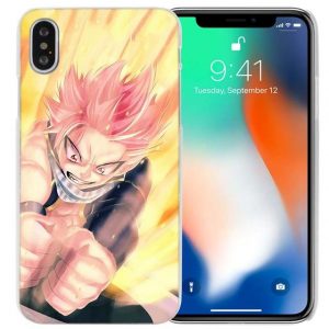 Natsu Smash Fairy Tail iPhone Case フェアリーテイル Apple iPhones for iPhone 4 4S / Yellow Official Fairy Tail Merch