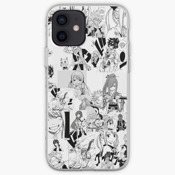 Fairy Tail Manga Collage  iPhone Soft Case RB0607 product Offical Fairy Tail Merch