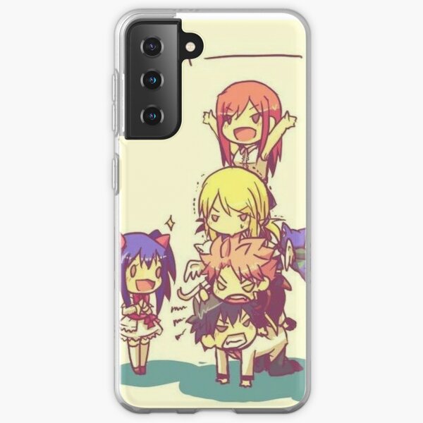 Chibi Fairy Tail Samsung Galaxy Soft Case RB0607 product Offical Fairy Tail Merch
