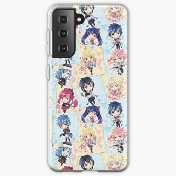 Fairy chibis Samsung Galaxy Soft Case RB0607 product Offical Fairy Tail Merch