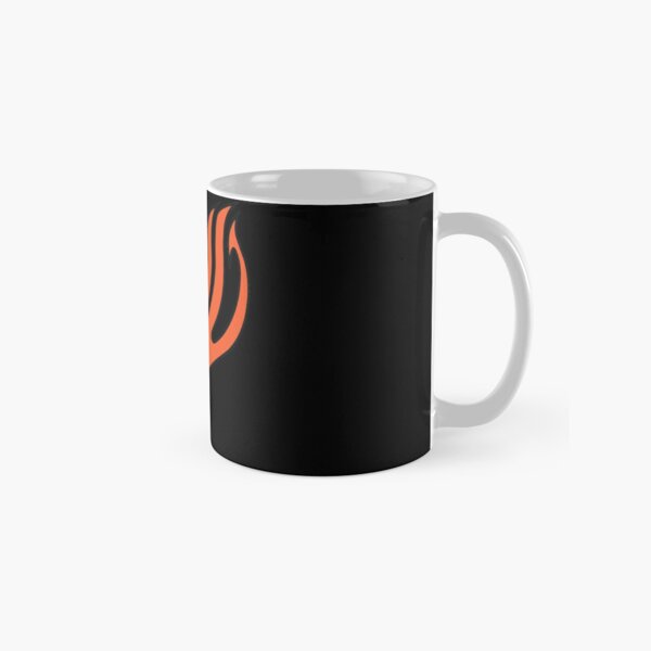 Fairy Tail logo, handmade, orange and black Classic Mug RB0607 product Offical Fairy Tail Merch