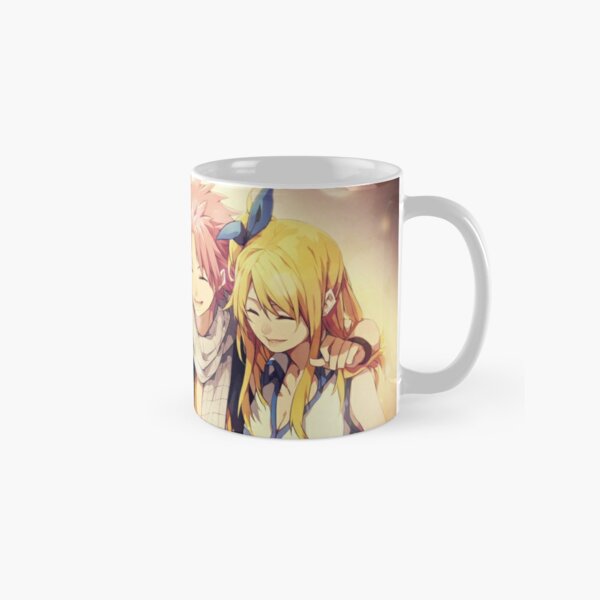 Fairy tail-Natsu-Grey-Erza-Lucy Classic Mug RB0607 product Offical Fairy Tail Merch