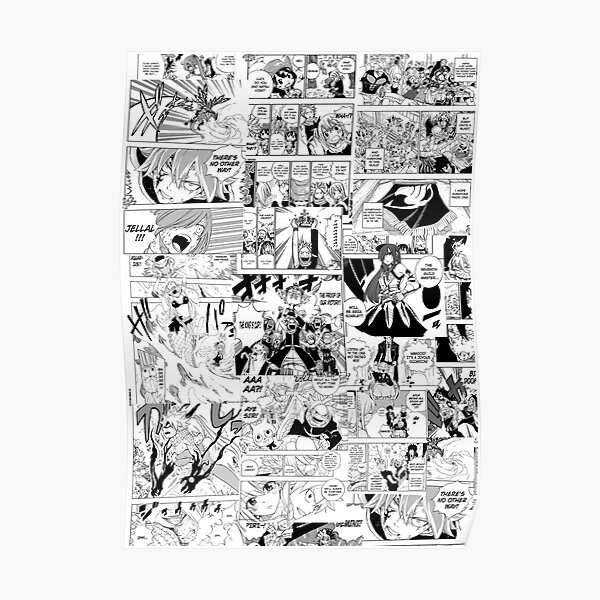 Fairy Tail Collage  Poster RB0607 product Offical Fairy Tail Merch