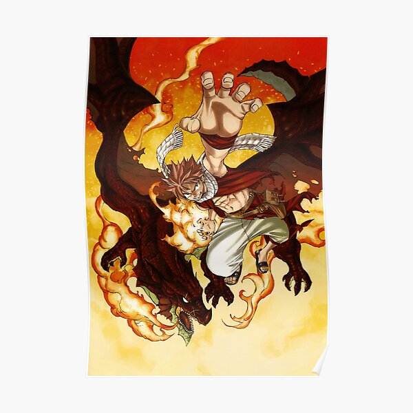 Natsu dragneel Poster RB0607 product Offical Fairy Tail Merch