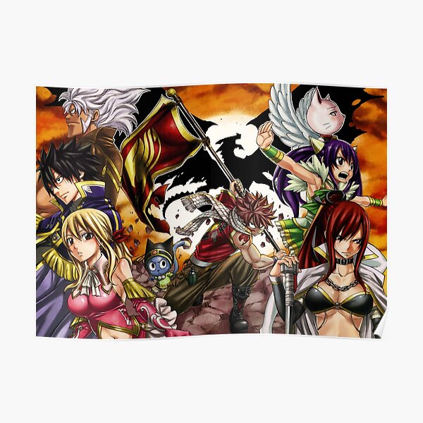 Fairy warriors Poster RB0607 product Offical Fairy Tail Merch