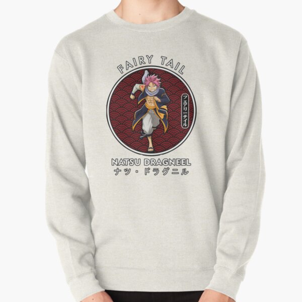 NATSU DRAGNEEL I IN THE RED CIRCLE Pullover Sweatshirt RB0607 product Offical Fairy Tail Merch