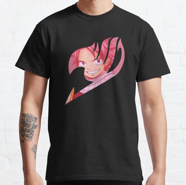 Natsu Pink Fairy Tail Symbol Classic T-Shirt RB0607 product Offical Fairy Tail Merch