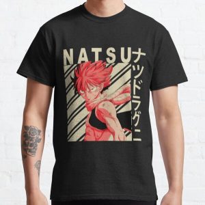Natsu Dragneel - Vintage Art Classic T-Shirt RB0607 Produkt Offizieller Fairy Tail Merch