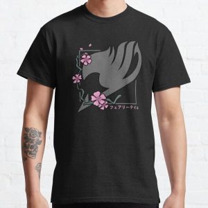Fairy Tail Cherry Blossoms Classic T-Shirt RB0607 product Offical Fairy Tail Merch