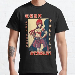 Graphic Supernatural Anime Fairy Tail Character Erza Scarlet Classic T-Shirt RB0607 product Offical Fairy Tail Merch