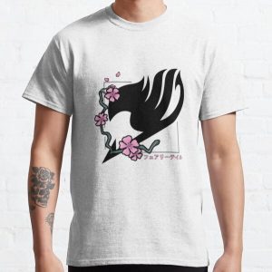 Fairy Tail Cherry Blossoms Classic T-Shirt RB0607 product Offical Fairy Tail Merch