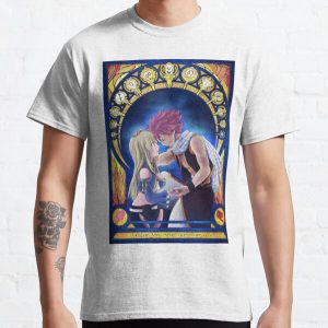 Natsu and Lucy Classic T-Shirt RB0607 product Offical Fairy Tail Merch